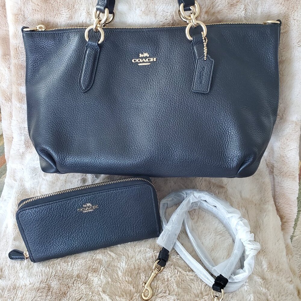 $840 Coach Ally Satchel & Wallet Set AUTHENTIC COACH COLLECTION! $6.99 Shipping!